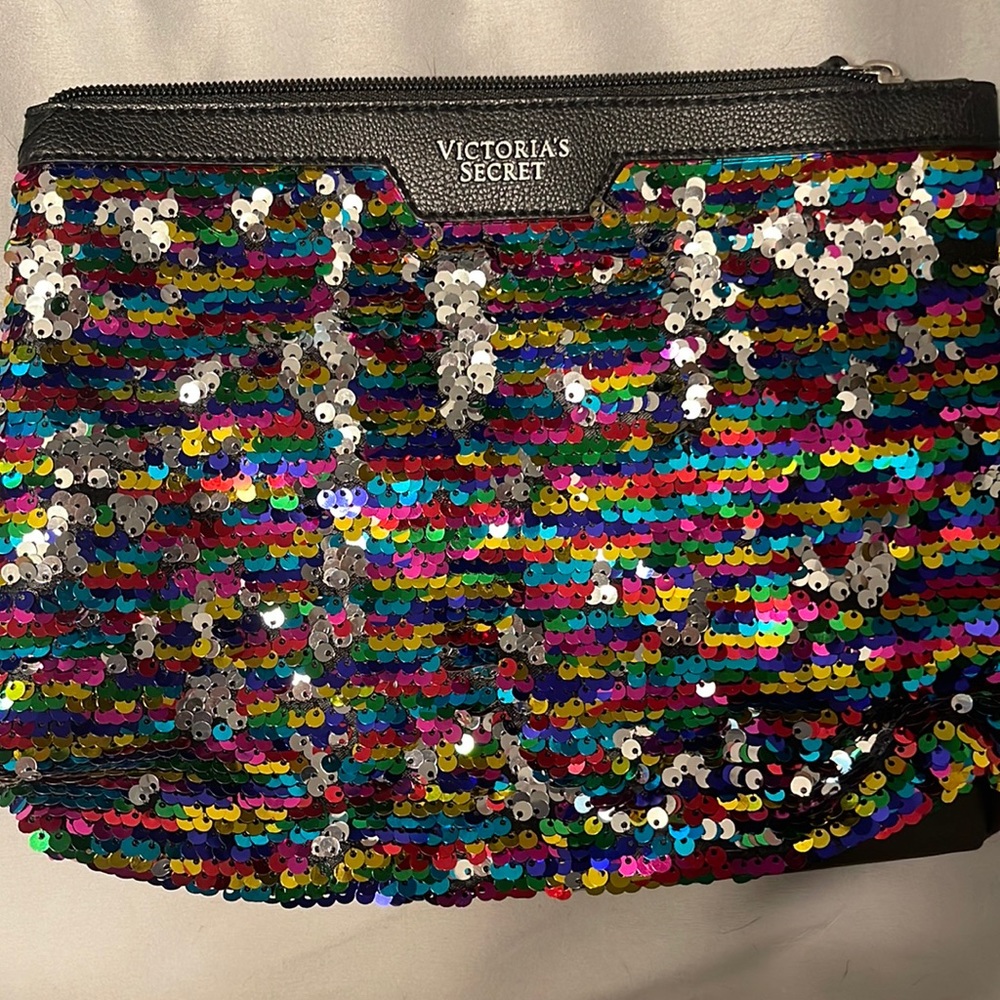 reversible victoria secret makeup bag